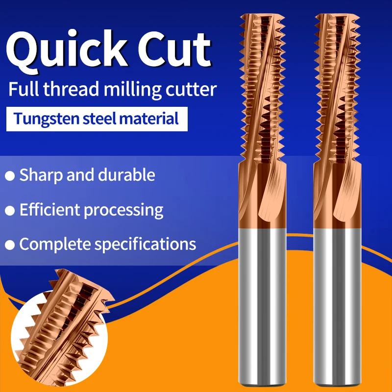 

EiMoGe Станок с ЧПУ Карбид Вольфрамовой Стали Фреза с полной резьбой M3 M4 M5 M6 M8 M10 M12 M14 M16 M20 M24 Фрезы