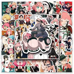 10/30/50pcs Cartoon Anime SPY×FAMILY Graffiti Stickers Decal Kid Toy DIY Luggage Notebook Laptop Fridge Cute Decoration Sticker