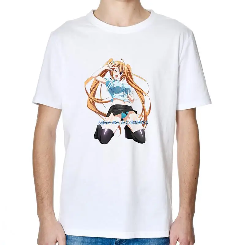 Irina Shidou Imouto Rias Gremory High School Hentai Girl Graphic T Shirts Short Sleeve T Shirt Cotton New Shirts And T-Shirts