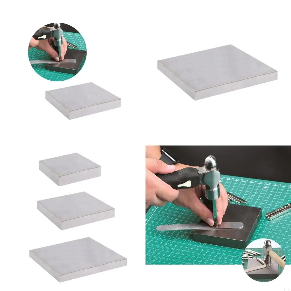 

Versatile Square Anvil for DIY Enthusiast Metal Block Jewelry Making Tools