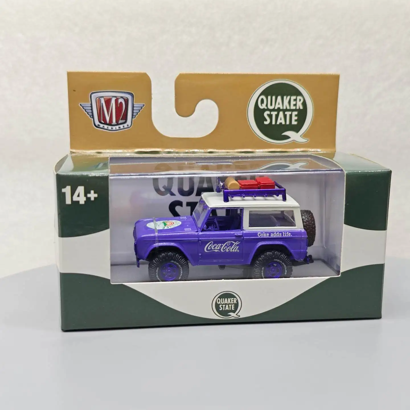 

M2 1:64 1966 Bronco Simulation Alloy Mini Car Model Hobby of Collecting Toys and Gifts Decoration
