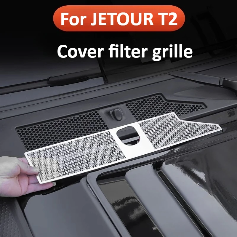 

For JETOUR T2 Cover Air Conditioner Air Intake Modified Insect Mesh Sink Protection Mesh Frame Modification Accessories