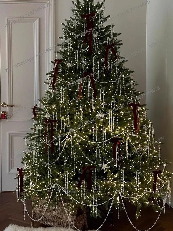 

Christmas tree decoration PE mixed high-end living room large and small shopping mall outdoor high-end Christmas tree decoration