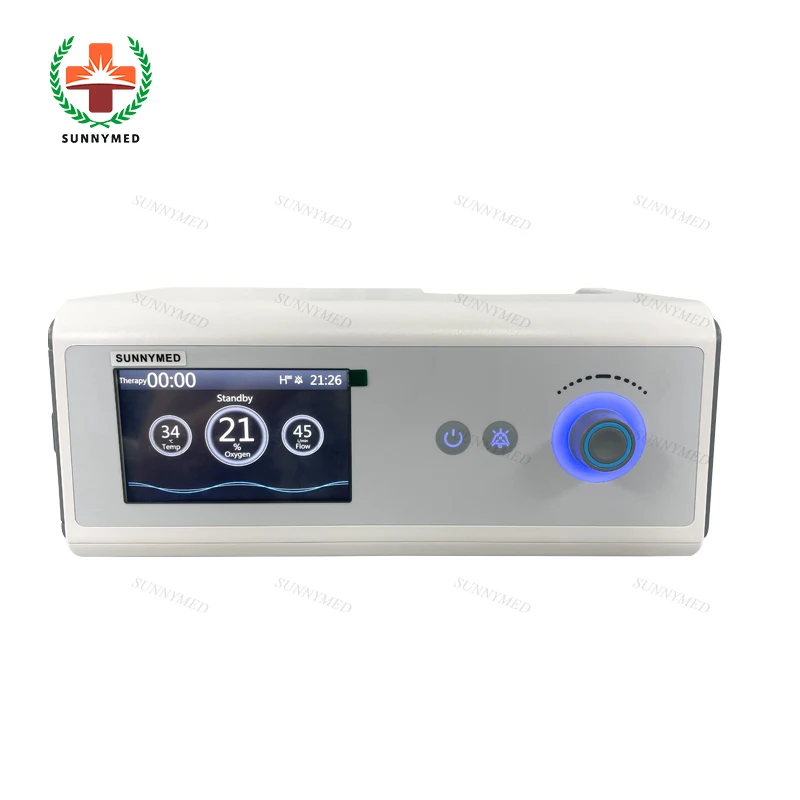 

SUNNYMED SY-HFNC Disinfection-free Design Auto Flow Nasal Cannula Oxygen Therapy Machine