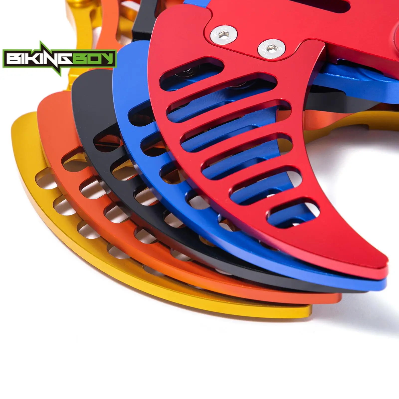 Front Rear Dual Caliper Mount Shark Fin Disc Guard Protect Pad For Talaria Sting MX5 Electric Dirt Bike MX Off-road Aluminium