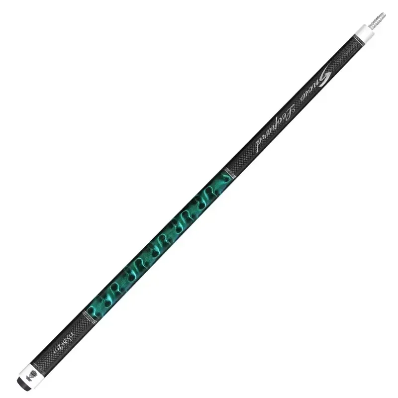 MINGYANGHE High Performance Carbon Fiber Shaft Maple Butt Snooker Pool Cue Stainless Steel Joint 1/2 Split Design for Clubs