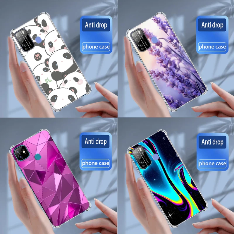 Cases For Itel Vision 1 Pro/S16 Cover Soft Silicone transparent TPU Phone Case Coque Capa Bumper