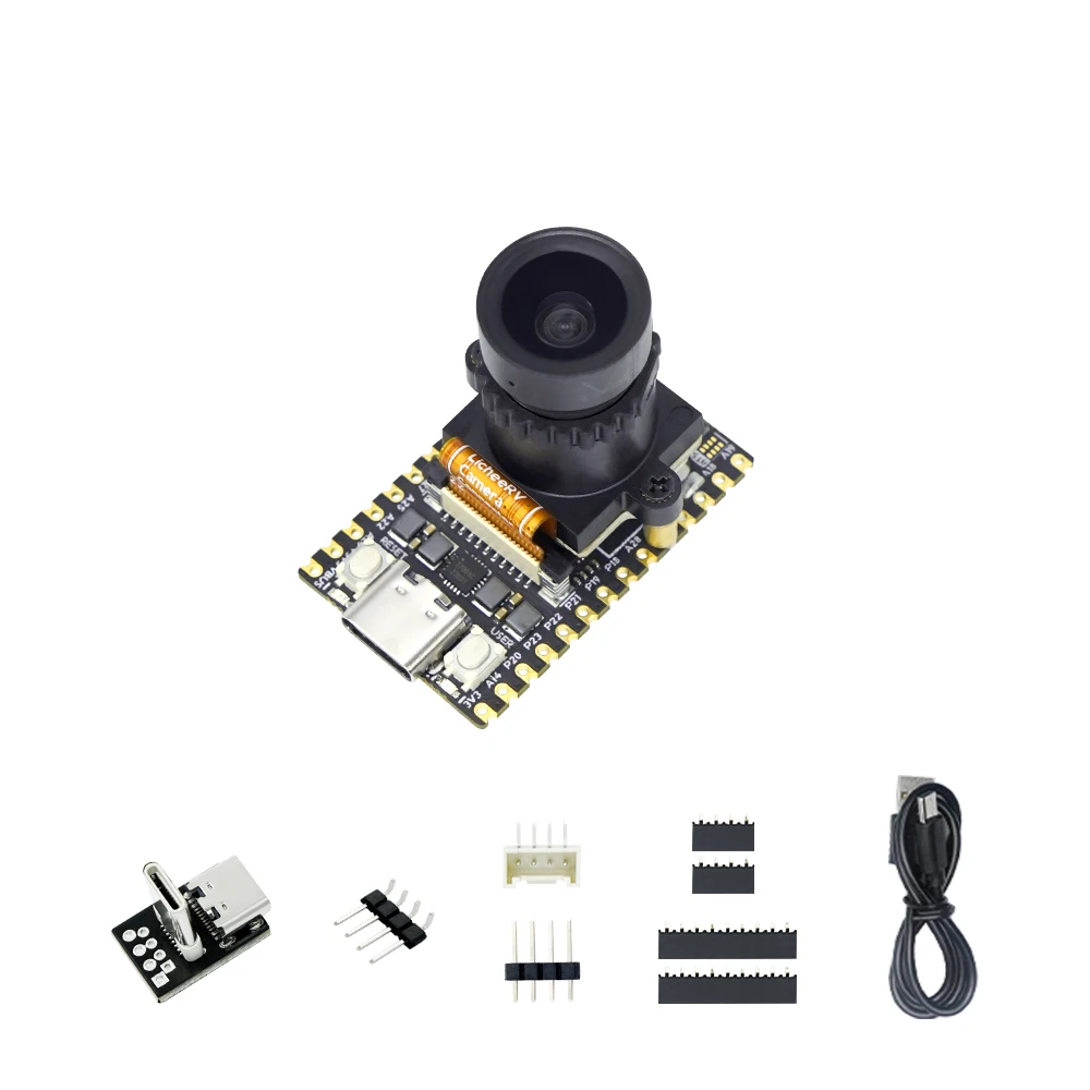 Sipeed MaixCAM carte de développement NPU RISCV AI Port série Audio visuel intégré WIFI6 256 mo DDR3