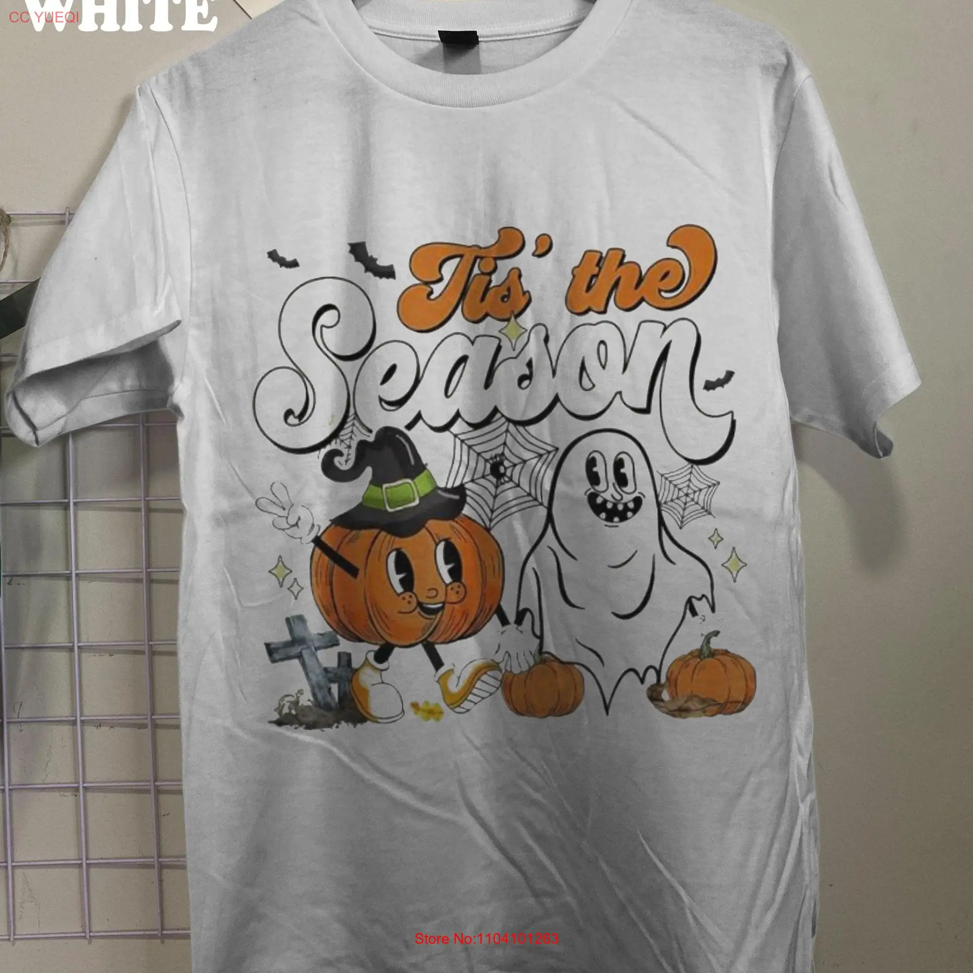 Halloween ghost pumpkin spooky tis the season shirt Skull iprintasty SweaT T Coffee  long or short sleeves