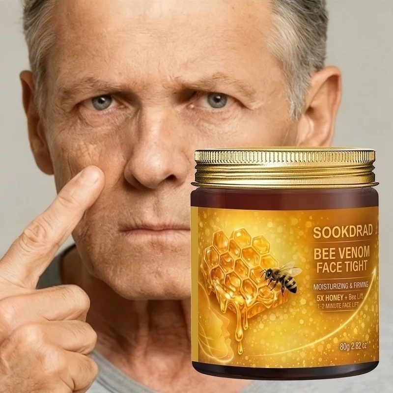 Bee Venom Firming Cream,5X Honey, Hydrating & Bouncy, Face, Daily Women,80g, All Skin