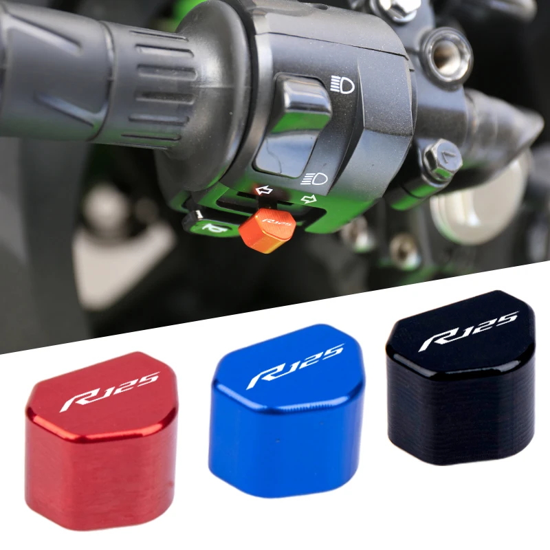For YAMAHA YZF R125 R125M YZFR125 2017-2025 Accessories Mototcycle Switch Button Turn Signal Switch Key cap Decoration Cover