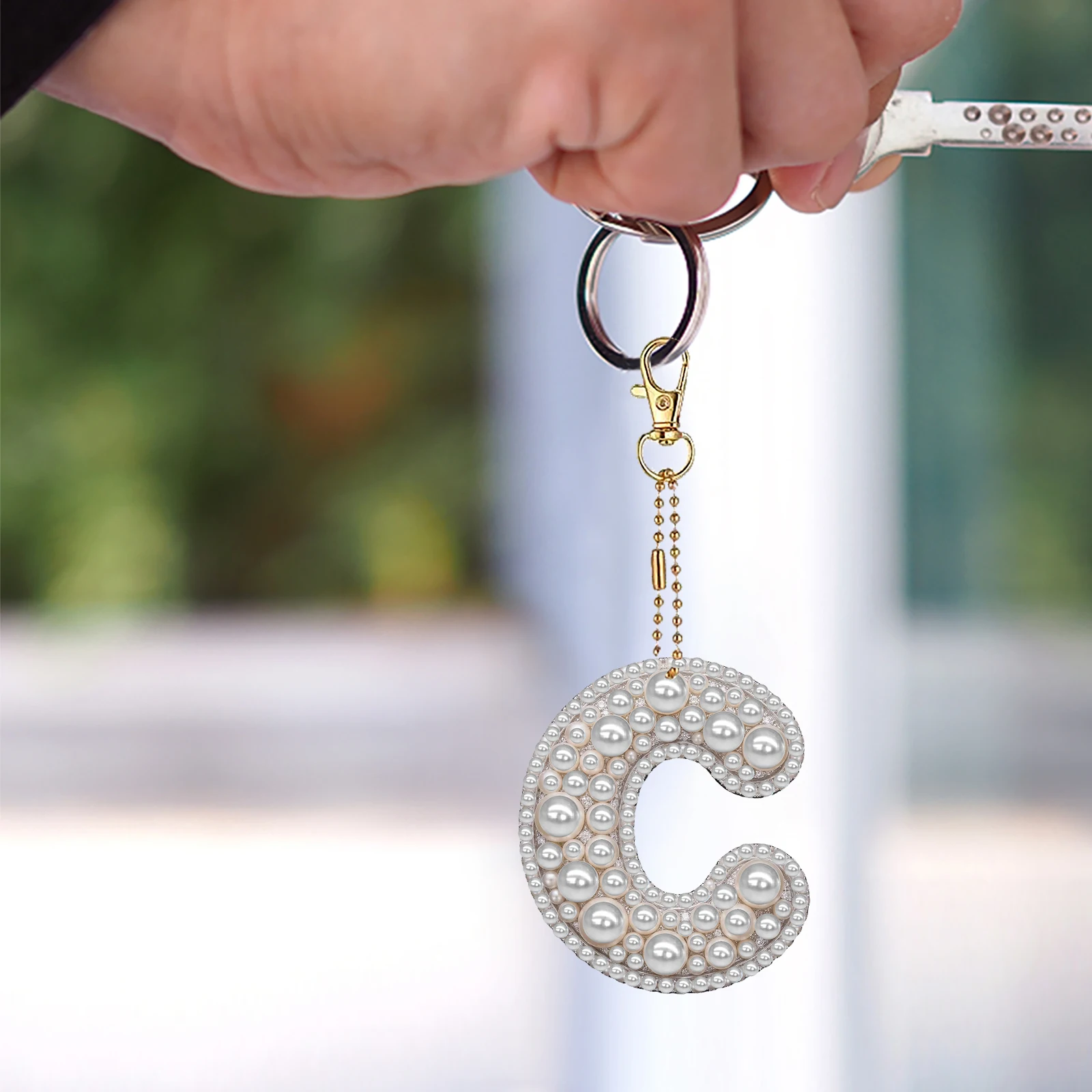 Набор для создания брелока с ж – обзор и цена Resin Art Letter Keychain