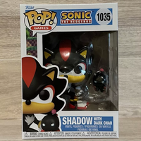 Sonic the Hedgehog Figures Shadow with Dark Chao #1035 Funko Pop Vinyl Figure Collect Decoration Limited Edition Model Toy Gift