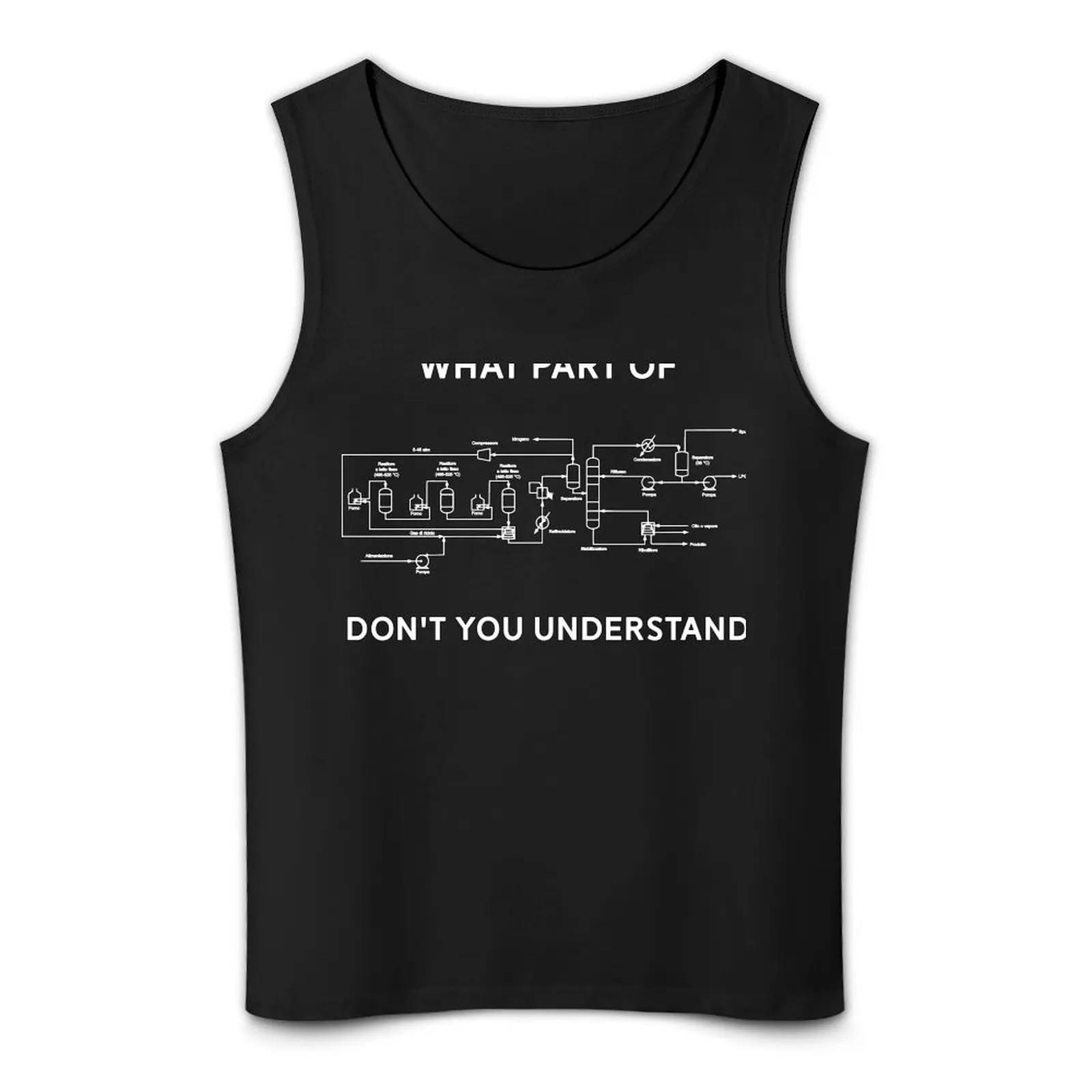 Funny Chemical Engineering T Shirt Tank Top gym clothing Men's t-shirts image 4