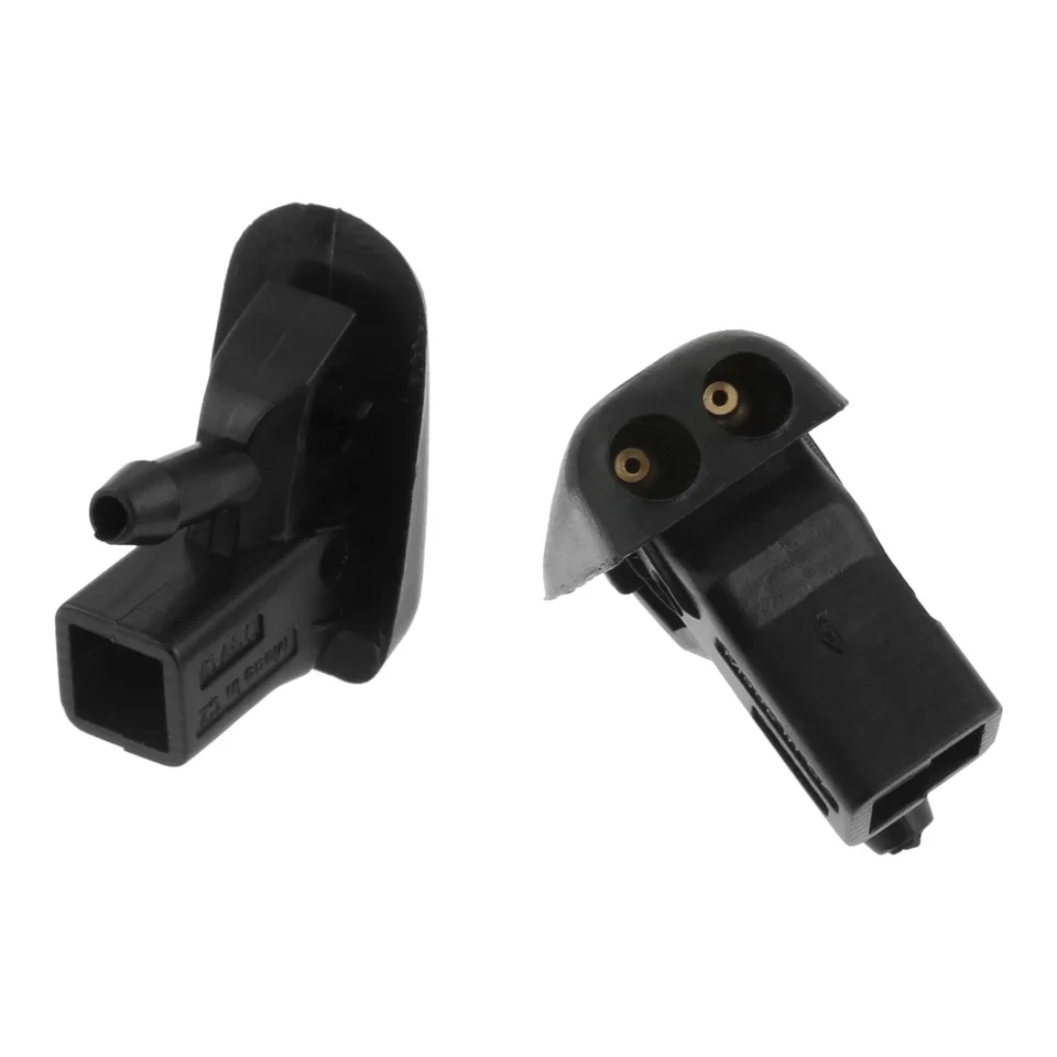 2Pcs C2S16868 Black Plastic Car Windscreen Windshield Wiper Washer