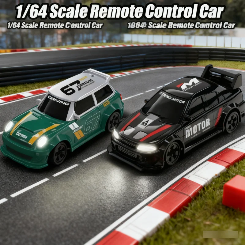 

2025 Новый KF33 1:64 Drift Rc Car Четырехколесный гоночный автомобиль с дистанционным управлением Полные proporcje Настольный конкурс Игрушка для мальчиков Идеальные подарки