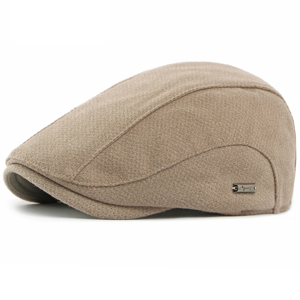 

HT4936 Beret for Men Women Autumn Winter Wool Beret Hat Male Female Ivy Flat Cap Vintage Artist Painter Hat Adjustable Beret Cap