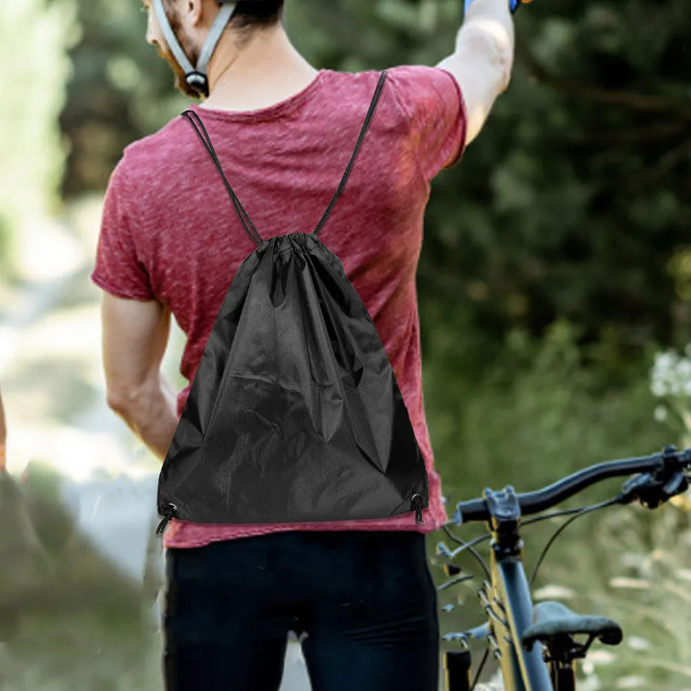 

2Pcs Storage Drawstring Bags Lightweight Cycling Carrier Sack Bag Large Capacity Sports Bag Motorcycle Travel