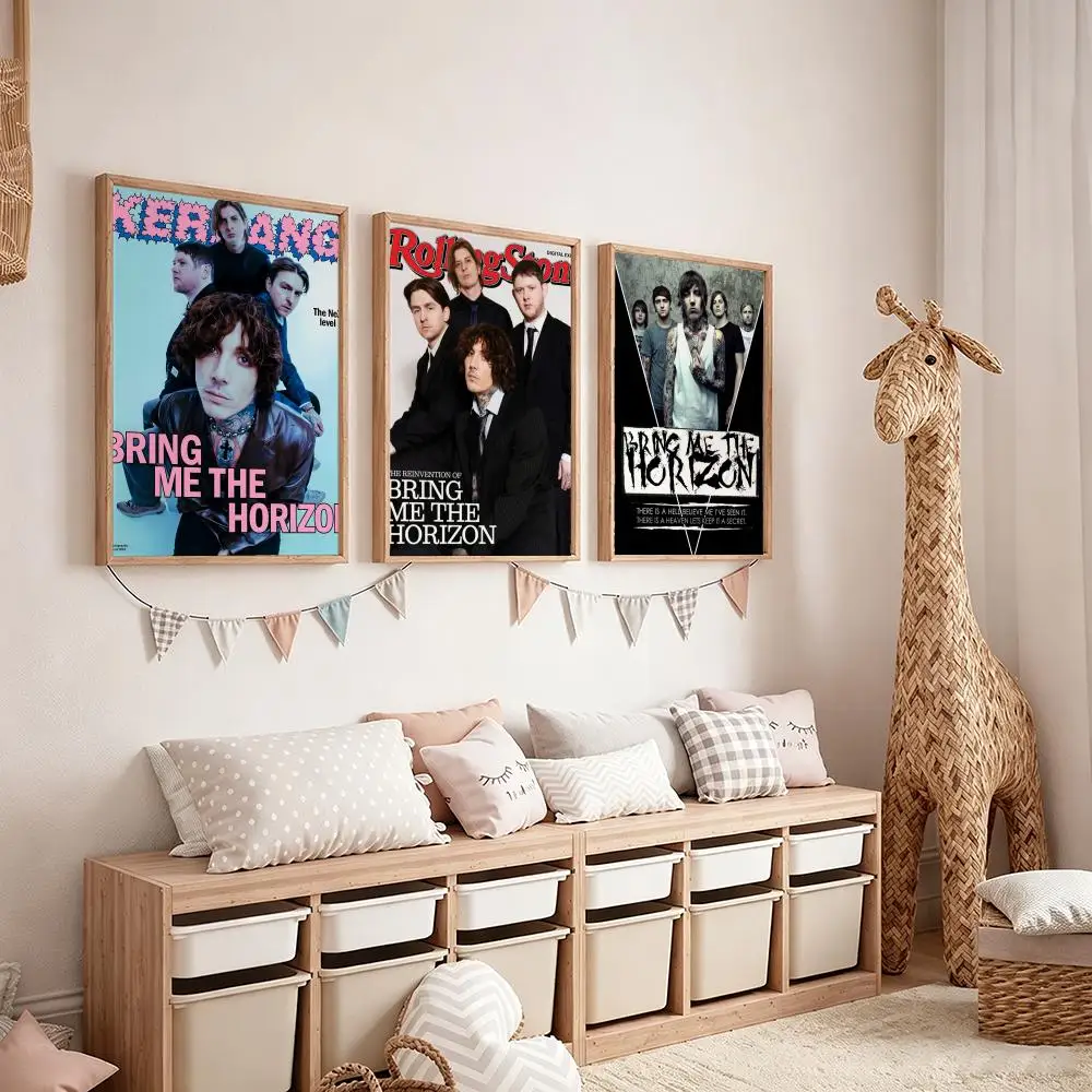 band Bring Me The Horizon Poster Poster HD Waterproof Self-Adhesive Wall Art - Versatile Decor for Any Space|Perfect Gift Idea