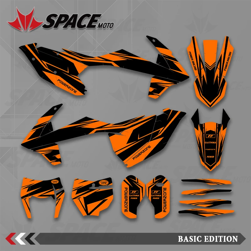 

SPACE MOTO для KTM 16-18SXF 17-19EXC графический фон наклейки наклейки мотоцикл