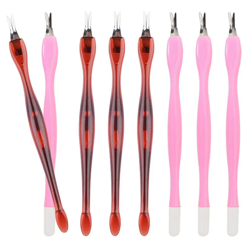 KANIU 1/5PCS Remover Nail Art Fork Trim Dead Skin Fork Professional Finger Cleaner Fork Nipper Pusher Nail Care Nail Art Tools