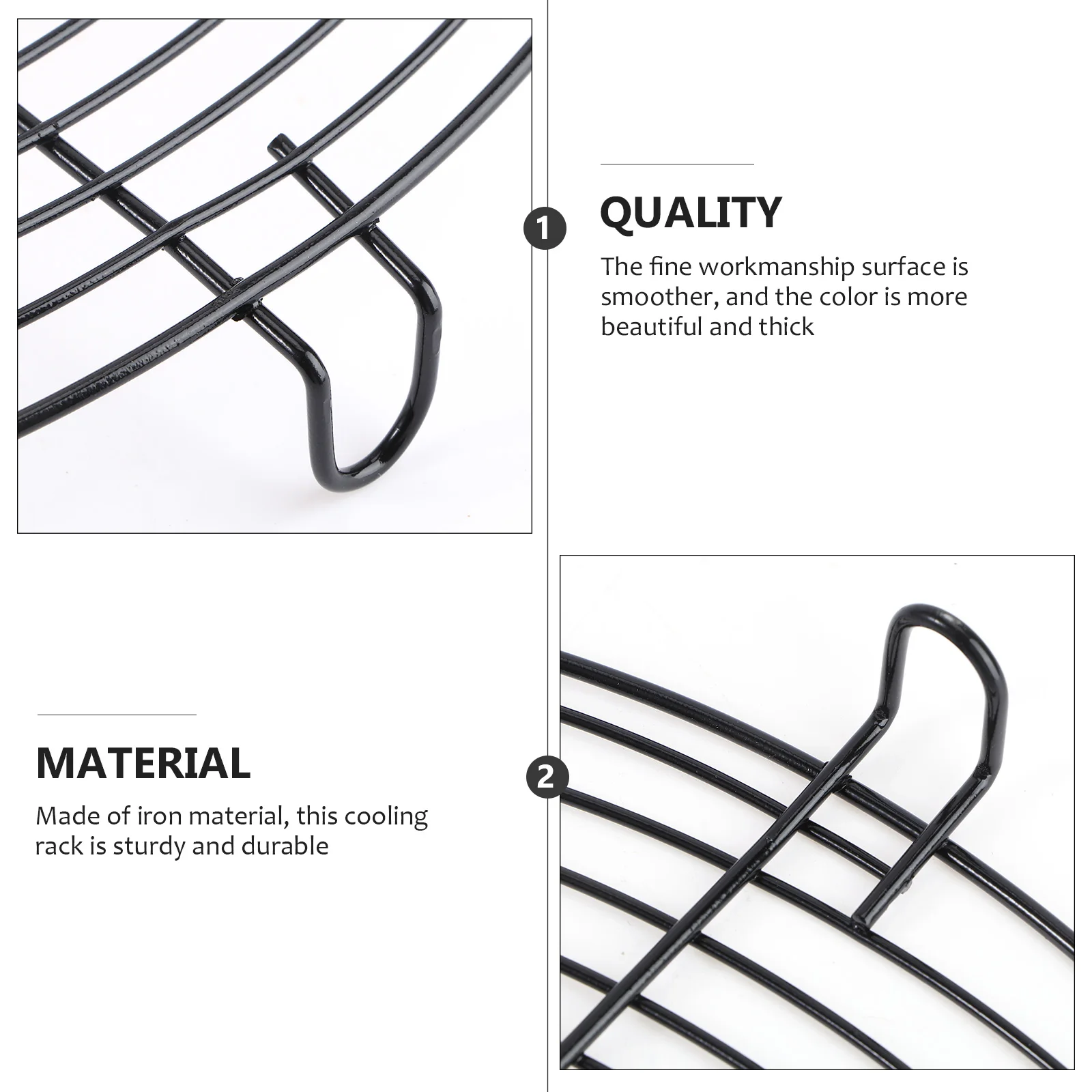 

Cooling Rack Capacity Iron Non-Stick Coating Baking Tools Cake Cookie Oven Stackable Bakery Dry Bakery Cooling Holder Rack