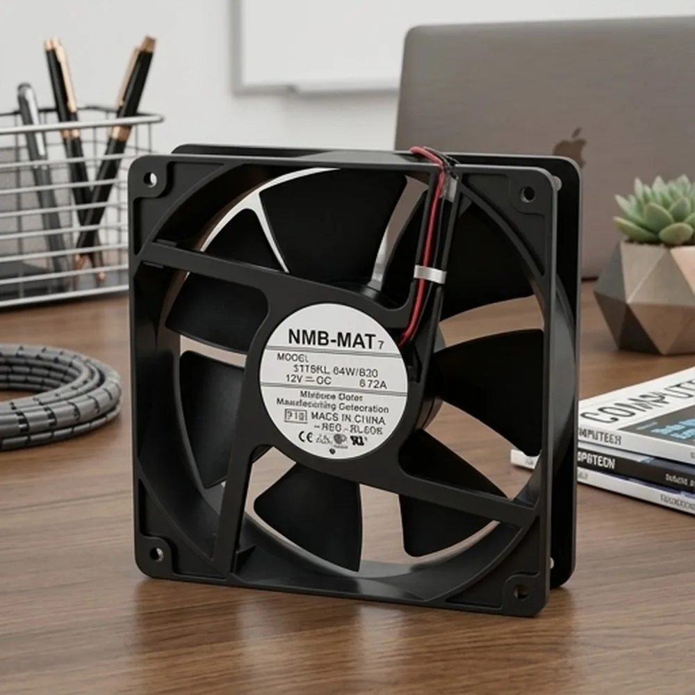 For NMB 4715KL-04W-B30 12038 DC12V 0.72A 12CM 2-Wire Silent Cooling Fan