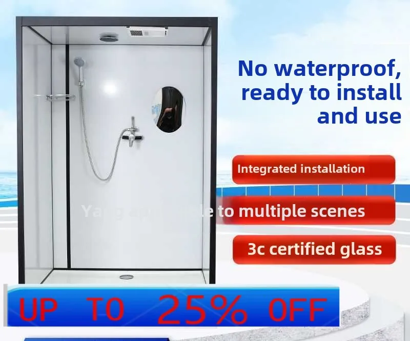 

CX integrated thermal insulation shower room Four seasons thermal insulation air conditioner Bath room Dry and wet separation