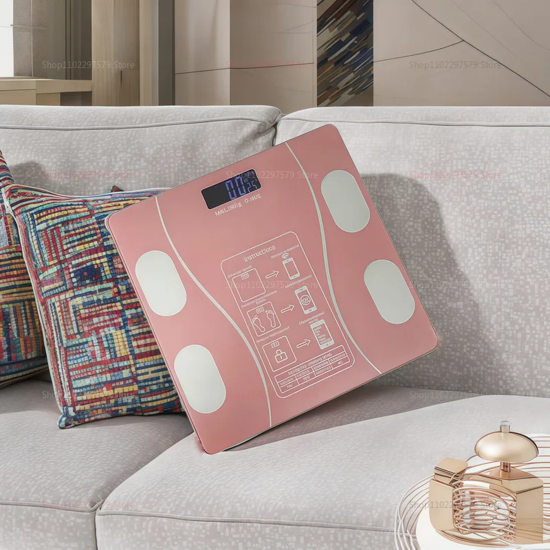 Smart Body Fat Scale with App Bluetooth Digital Bathroom Scale for Body Composition Monitoring and Weight Tracking