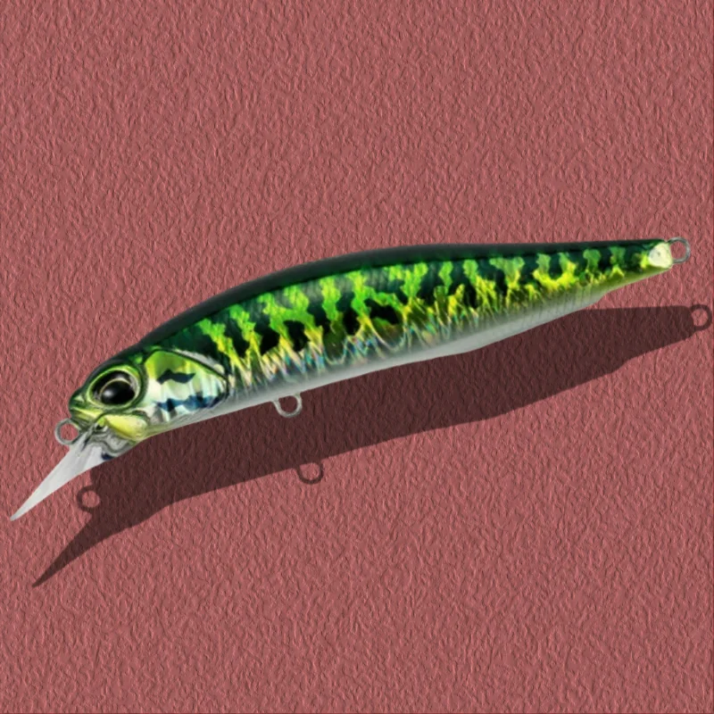 تعليق أسماك البلمة الصيد إغراء 77 مللي متر ABS البلاستيك المياه المالحة الطعم ل القاروص قوس قزح سمك السلمون المرقط الثنائي واقعية Rozante إغراء الشمالية بايك