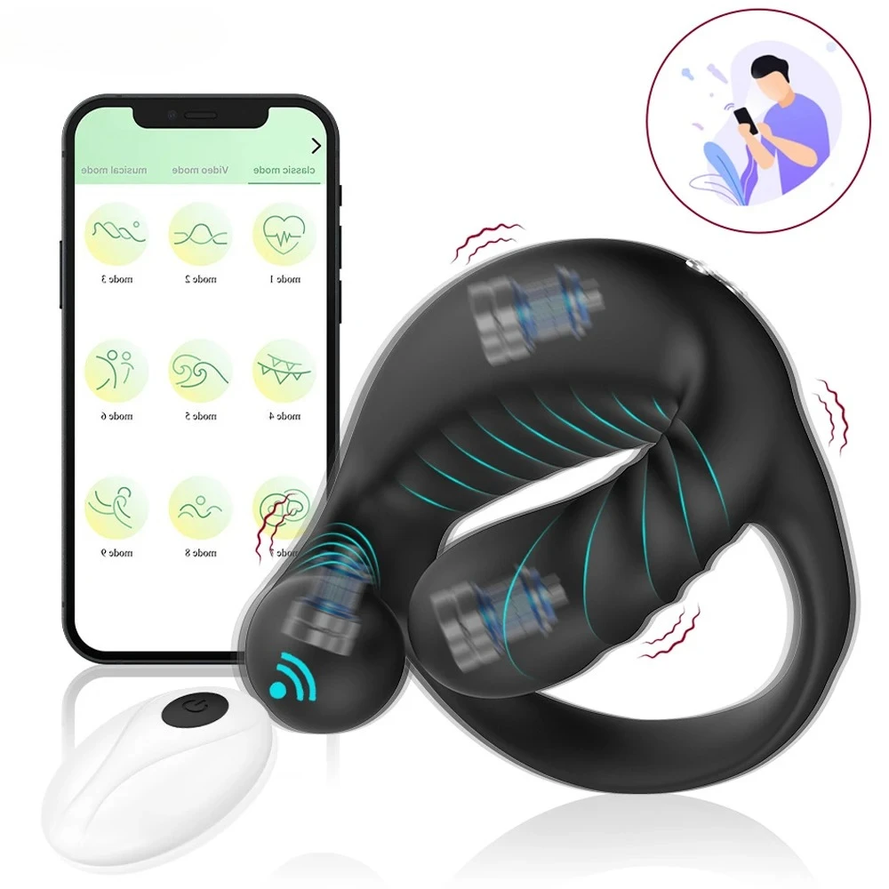 HESEKS خاتم الديك للرجال تهتز حلقة رجل 10 ترددات الاهتزاز خواتم الديك تأخير القذف حلقات القضيب ألعاب مثيرة للكبار #1