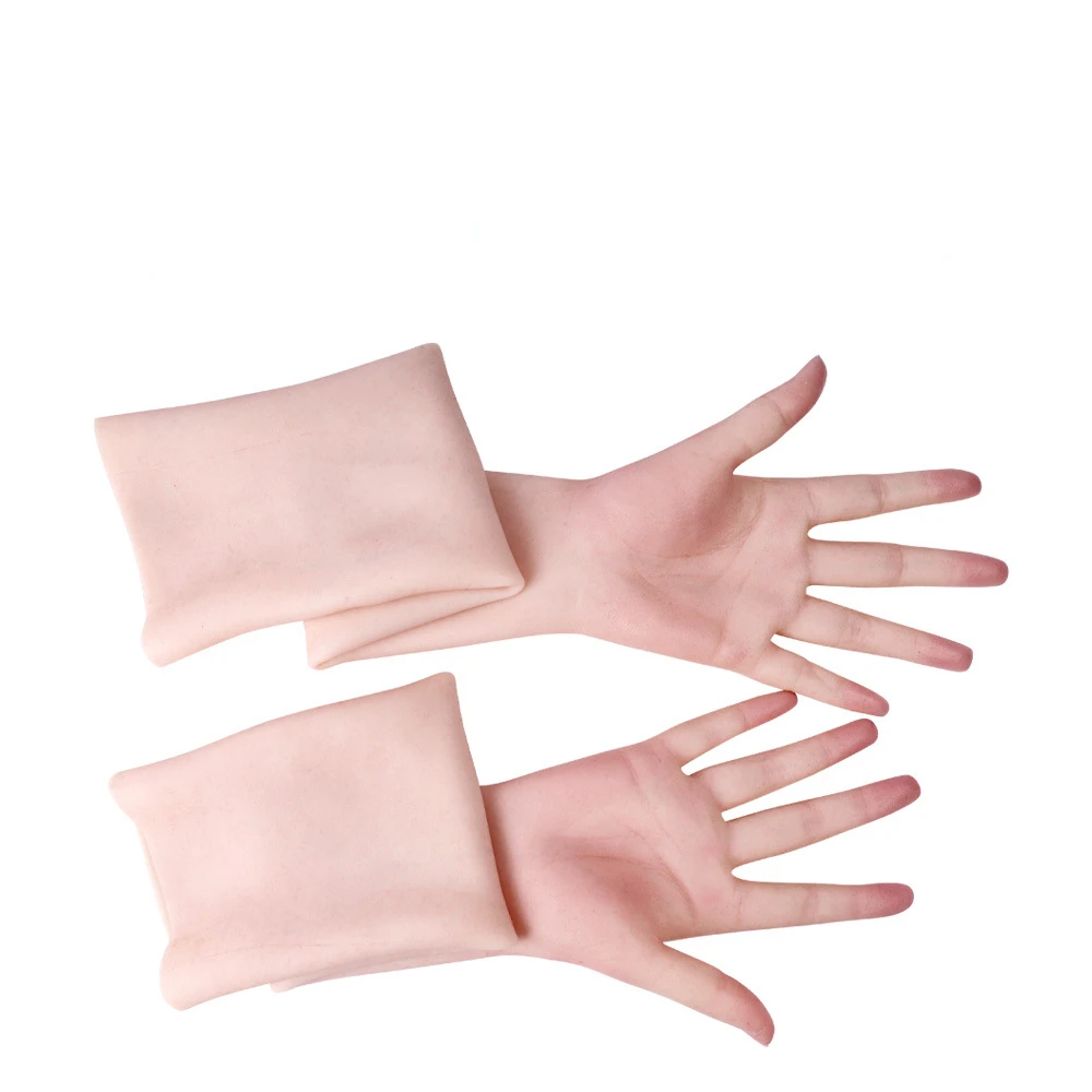 Silicone Artificial Gloves for Covering Scars After Surgery Artificial Limb Hand Model for Men