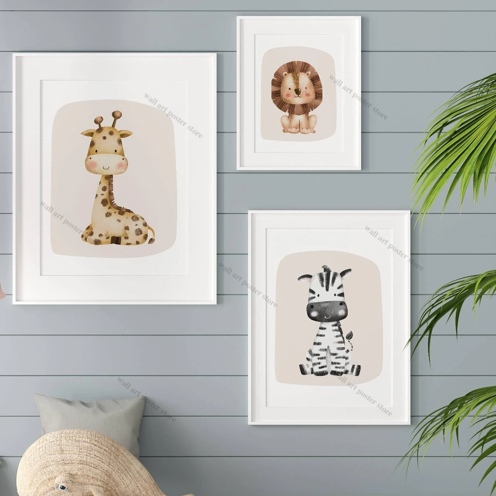 Safari Nursery Wall Prints 3