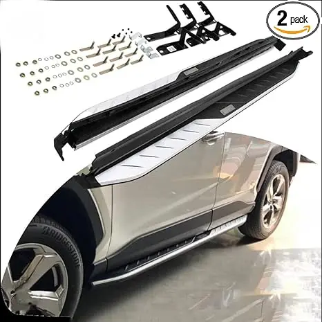 Fixed Side Step Fit for 2019-2023 2024 Toyota RAV4 Running Boards Nerf Bar