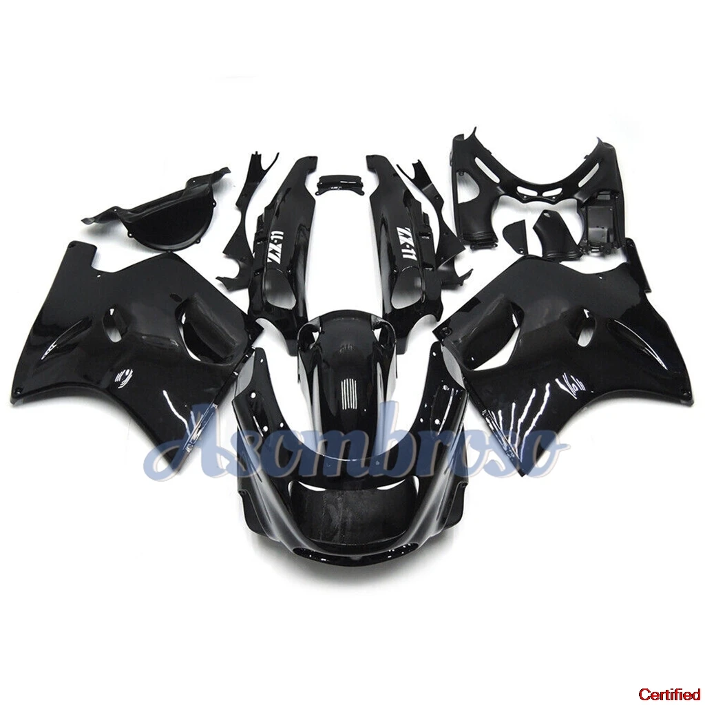 Gloss Black ZZR1100 For Ninja ZX-11R ZX11R ZZR 1100 1993 1995 1996 1998 1999 2000 2001 ZX 11R ZX11 R 93-01 Motorcycle Fairings