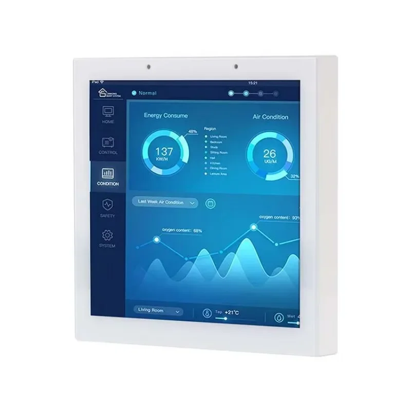 

4 inch home smart panel with ac100-240v POE RS485 RJ45 Smart home tablet