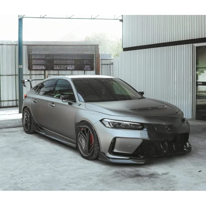 Practical Dry Carbon Fiber Aero Body Kit Type R FL5 Style Sport Style Universal Fit Car Auto Guard