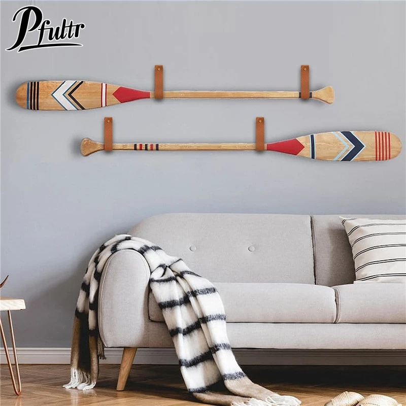 

PU Leather Curtain Rod Holder, Curtain Rod Bracket, PU Leather Loop Strap For Wood Curtain Rod, Wall Hooks