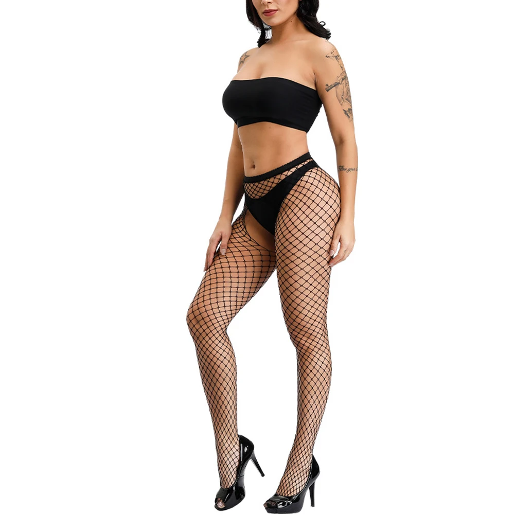 여성용 이브닝 홈 스타킹, 나일론 팬티스타킹, 섹시하고 부드러운 용수철, 세련된 여름 서스펜더, 가랑이 없는 블랙