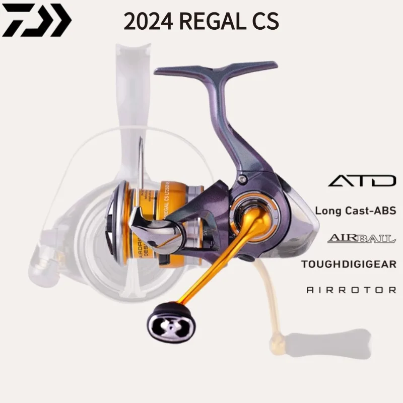 2024 DAIWA REGAL CS LT Lightweight Spining Fishing Reel 1000S