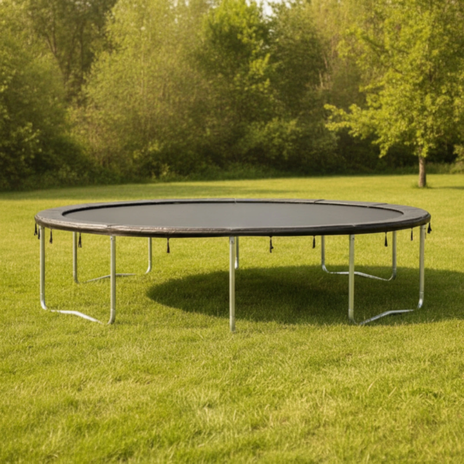 Trampoline Jumping Mat Round Replacement Trampoline Mat Resistant Safe for Backyard, Indoor Gym view 2