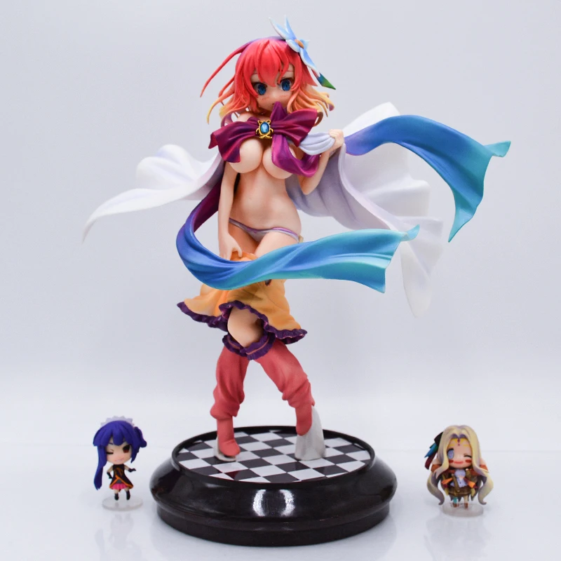 26cm No Game No Life Stephanie Dola Anime Figure Zero Schwi Action Figure Jibril Figurine Adult Sexy Collectible Model Doll Toys