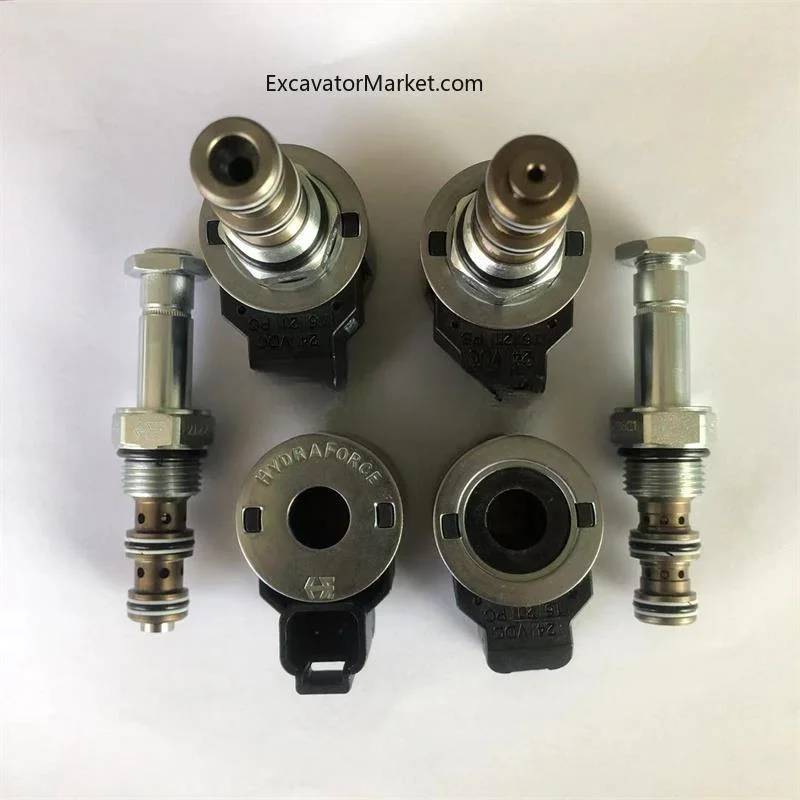 For Caterpillar CAT E305.5/306/307/308E Excavator Travel Solenoid Valve Pilot Hydraulic Solenoid Valve Plug High Quality parts