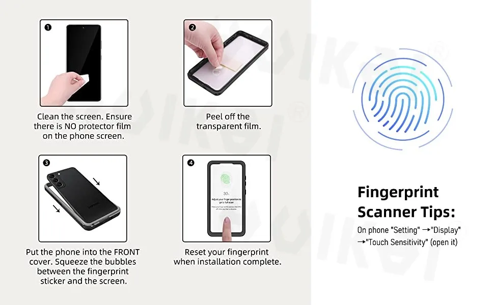 IP68 Wasserdichte Hülle für Samsung Galaxy A56 A35 A15 A17 A55 S25 FE S26 Ultra S24 Stoßfeste Zertifizierte Vollschutz-Schutzhülle – Detail 9