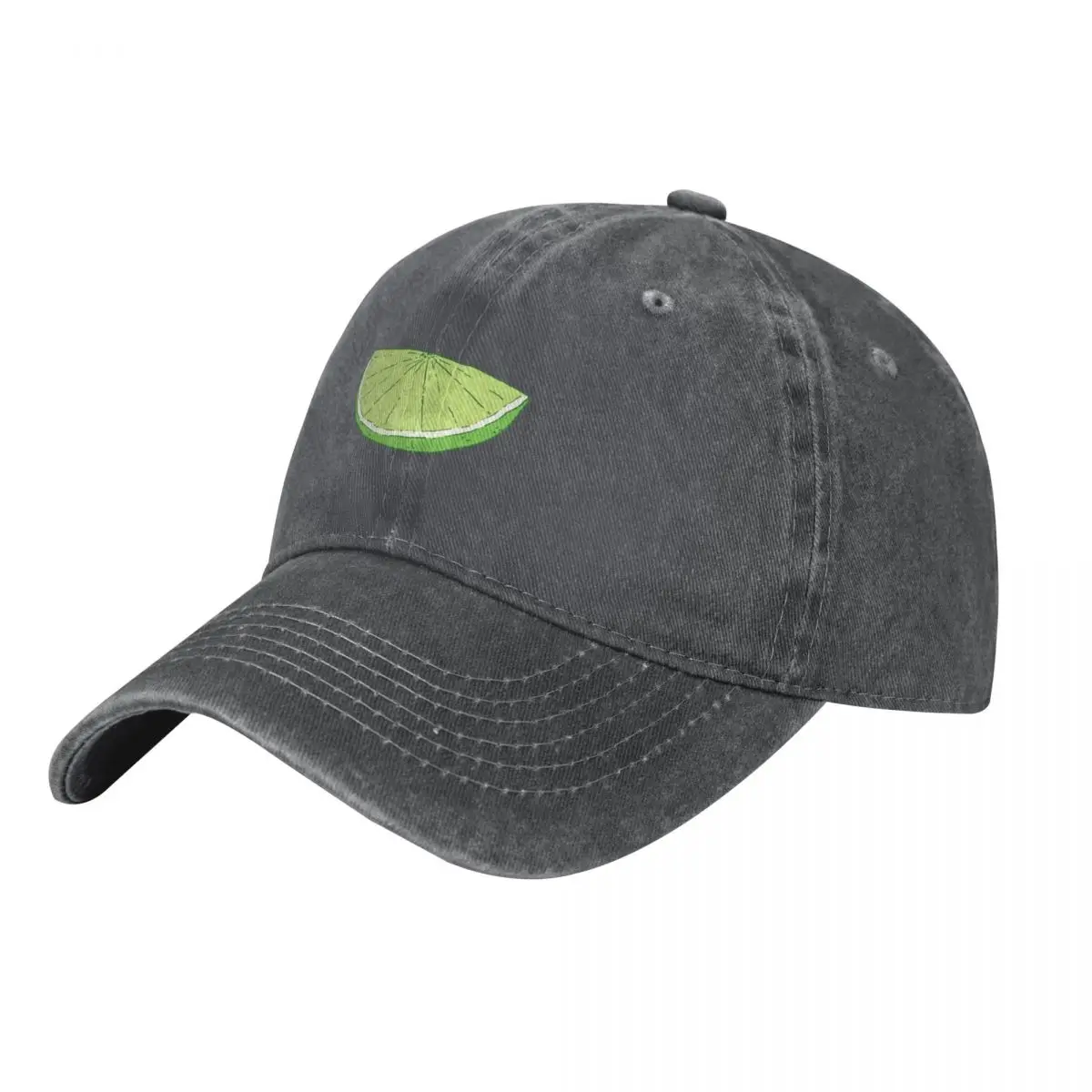 Colorful Slices of Lime Fruit Wedge Pattern Baseball Cap New In Hat Luxury Hat Golf Women Men's