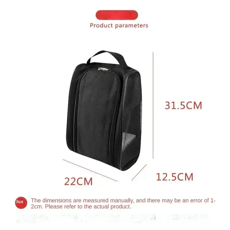 Bolsa de almacenamiento portátil, bolsa de malla transpirable para botas de fútbol, bolsa de zapatos de baloncesto de fútbol de Golf para hombres, mujeres, niños y niñas