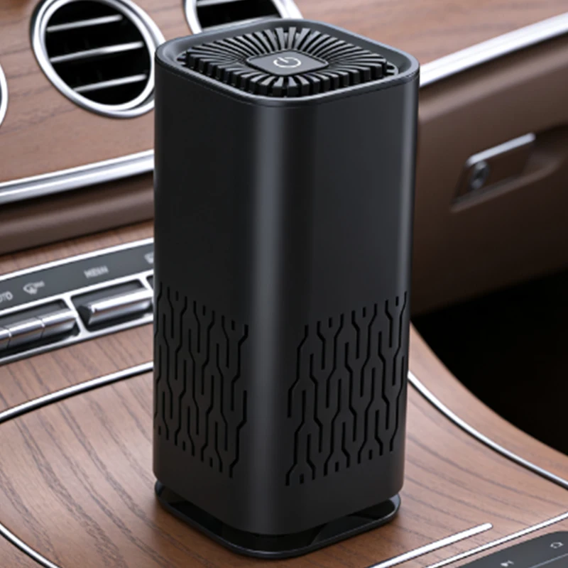 

Автомобильный очиститель воздуха с отрицательными ионами и HEPA-фильтром, USB-подключение, устранение формальдегида и запахов