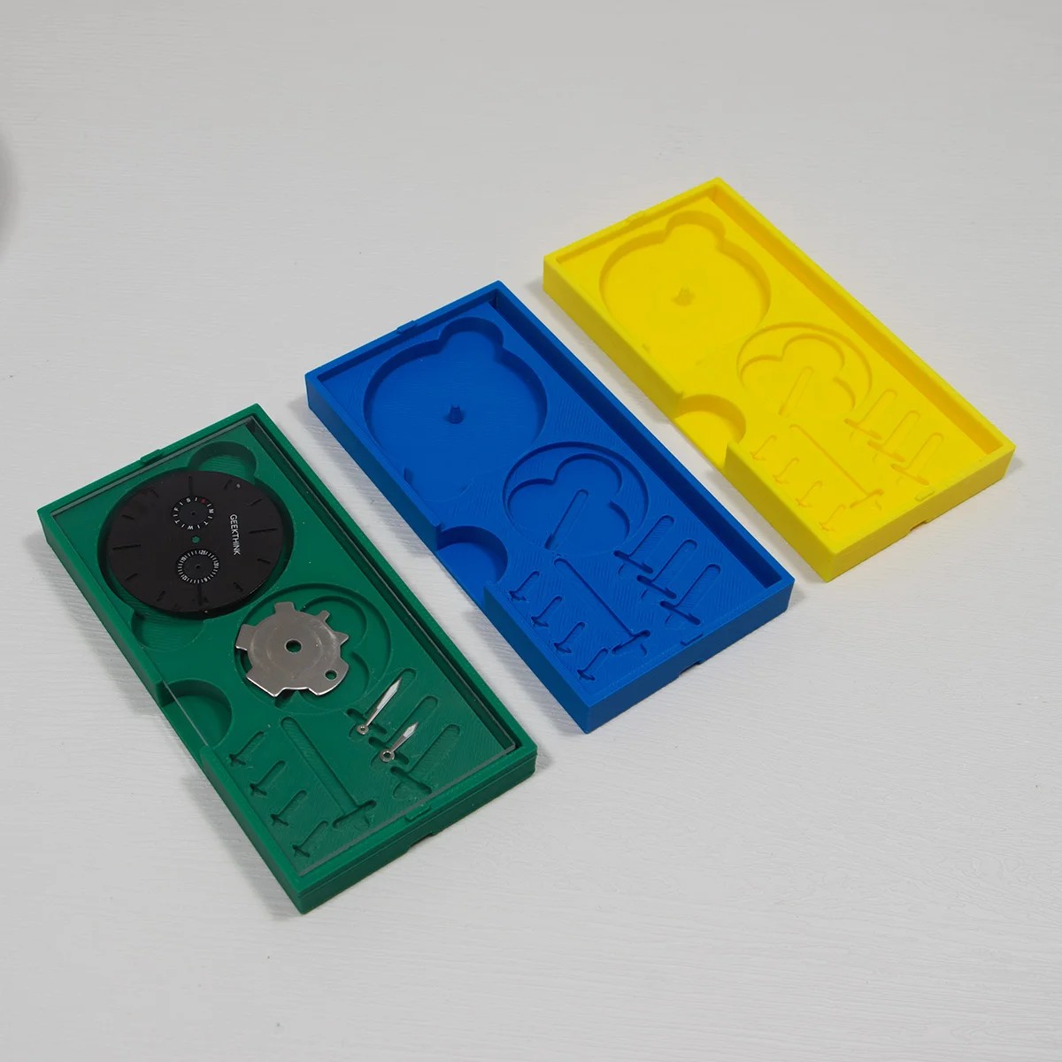 Watch Parts Storage Box,Container Watch Dials Placement Tray for Points Accessories Watches Repair Tool Watches Movement Storing