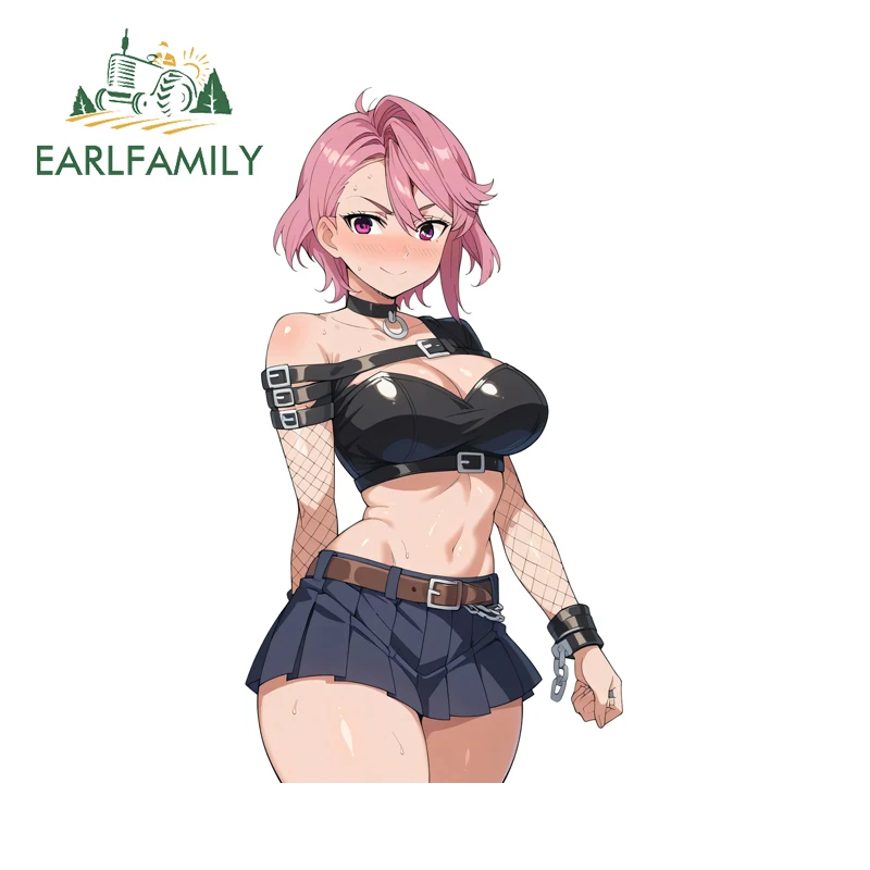 EARLFAMILY Cool Aira Shiratori Skirik Car Stickers Great Sexy Anime Girl Graphics Beautiful Windshield Decals Nice Camper Decor