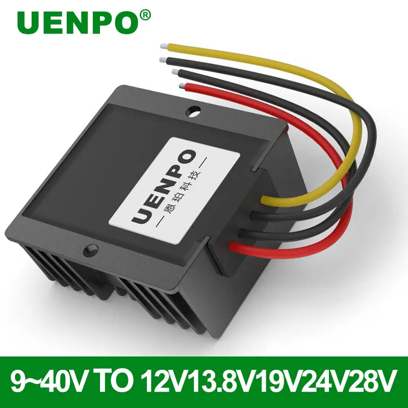 DC 9-40V to 12V 13.8V 19V 24V 28V Power Converter 5A 10A 15A Boost Buck Regulator Automotive Power Module